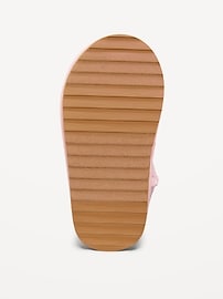 L'image numéro 4 présente Bottes en suédine à découpe de boucle scintillante pour toute-petite