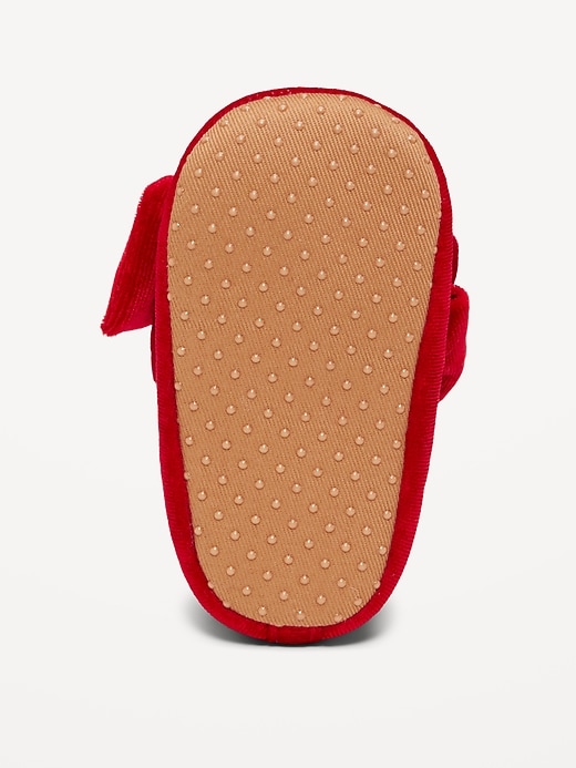 Image number 4 showing, Velvet Bow Ballet Flats for Baby