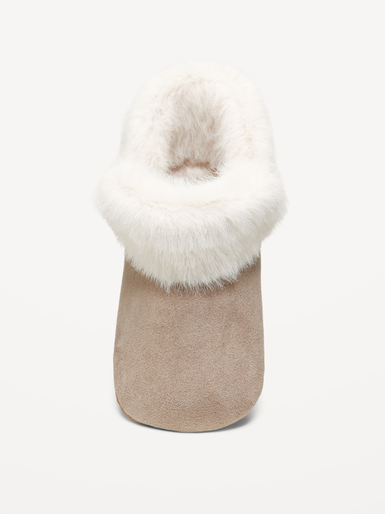 Cozy Faux-Fur Cuffed Booties for Toddler & Baby