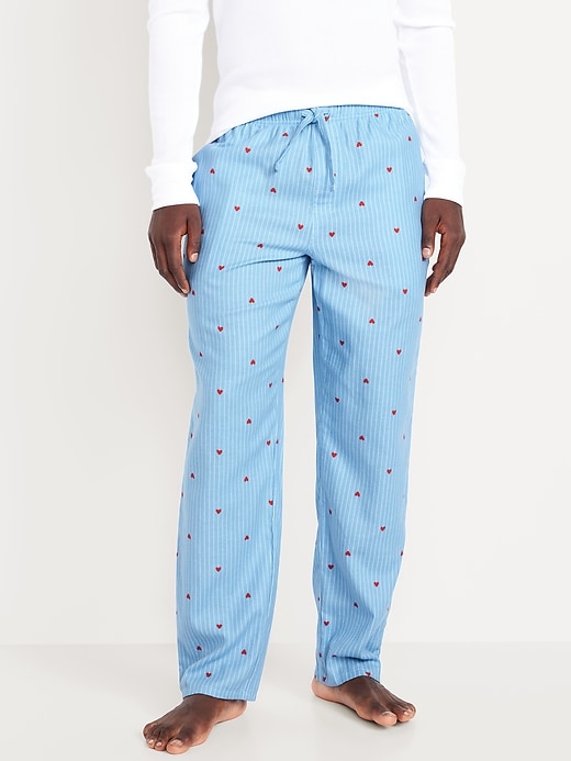 L'image numéro 1 présente Pantalon de pyjama en flanelle à motif pour homme
