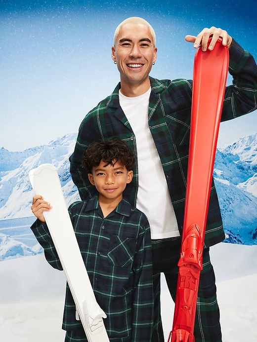 Image number 4 showing, Gender-Neutral Snug-Fit Graphic Pajama Set for Kids