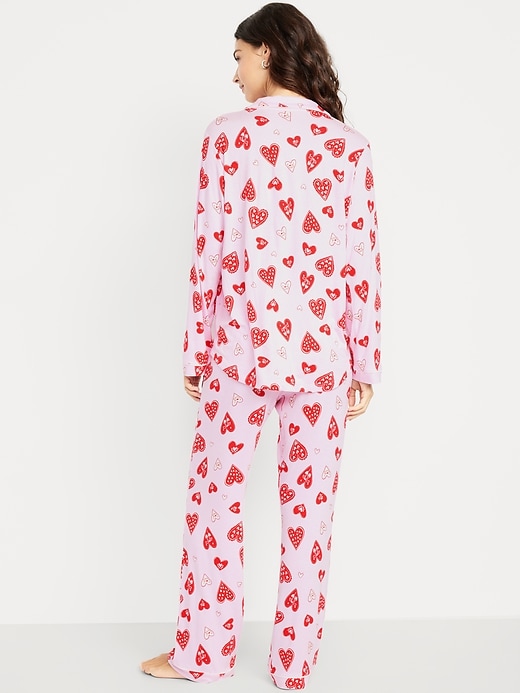 Image number 2 showing, Sunday Sleep Knit Jersey Pant Set