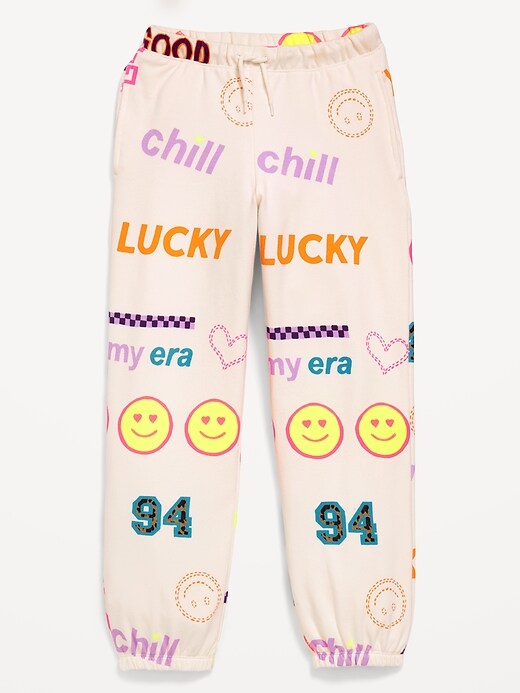 Image number 2 showing, Favorite Fleece High-Waisted Jogger Sweatpants for Girls