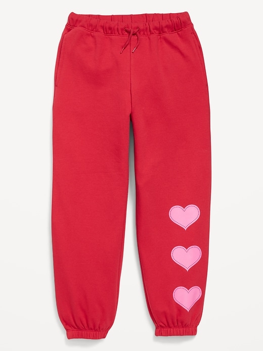 Image number 4 showing, Favorite Fleece High-Waisted Jogger Sweatpants for Girls