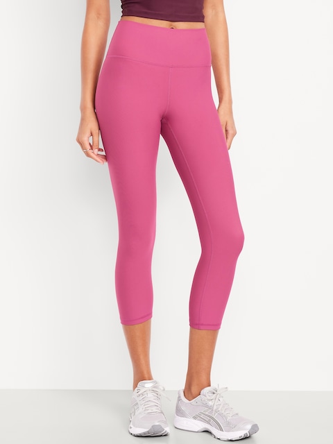 High-Waisted PowerSoft Crop Leggings