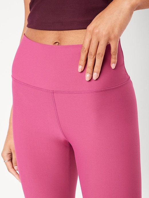 Image number 3 showing, High-Waisted PowerSoft Crop Leggings