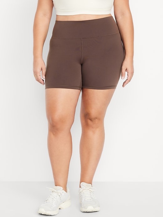 Image number 7 showing, High-Waisted StudioSmooth Biker Shorts -- 6-inch inseam