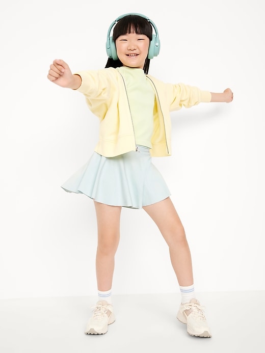 L'image numéro 1 présente Jupe-short PowerSoft à taille haute pour Fille