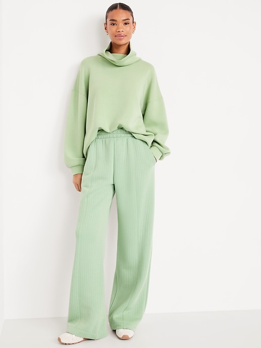 L'image numéro 3 présente Tunique à col cheminée en molleton raffiné