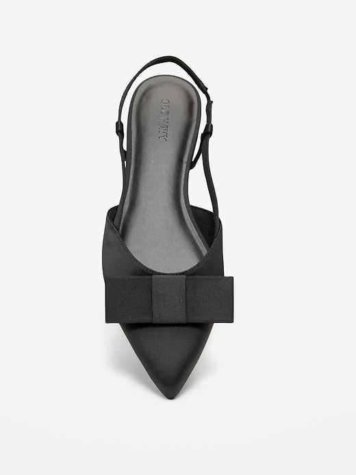 Image number 3 showing, Bow Slingback Flats for Women