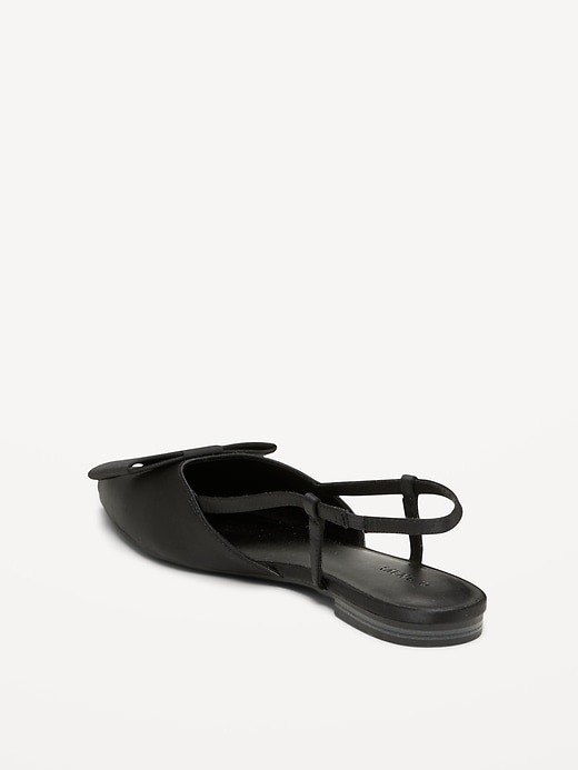 Image number 5 showing, Bow Slingback Flats for Women