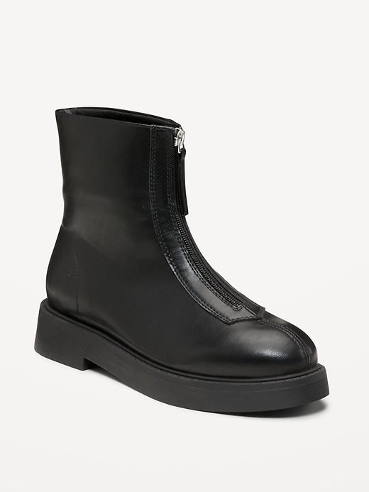 Image number 1 showing, Zip Front Chelsea Boot for Women