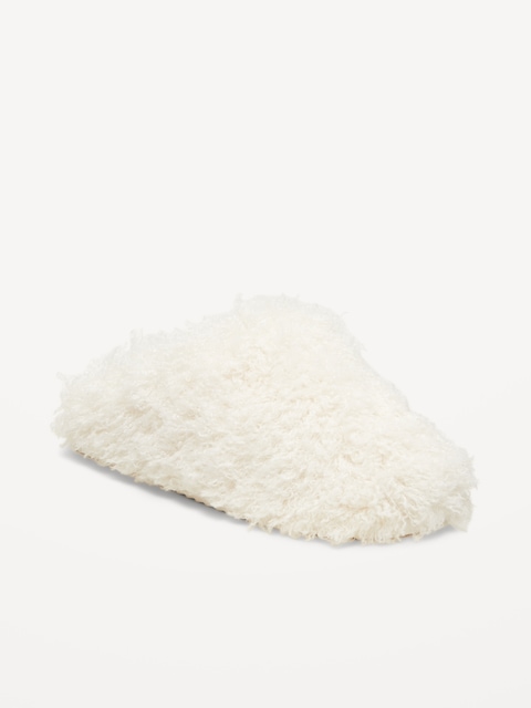 Faux Fur Slippers for Women - Creme De La Creme