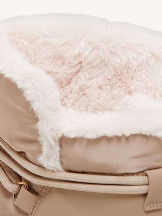 Image number 5 showing, Cozy Lace-Up Platform Booties for Women