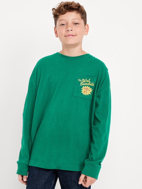 Home Alone™ Oversized Gender-Neutral Graphic T-Shirt for Kids