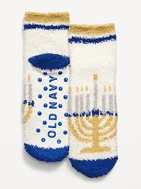 L'image numéro 1 présente Chaussettes douillettes à motif des Fêtes unisexe pour enfant