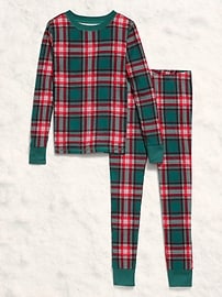 Image number 3 showing, Gender-Neutral Snug-Fit Graphic Pajama Set for Kids