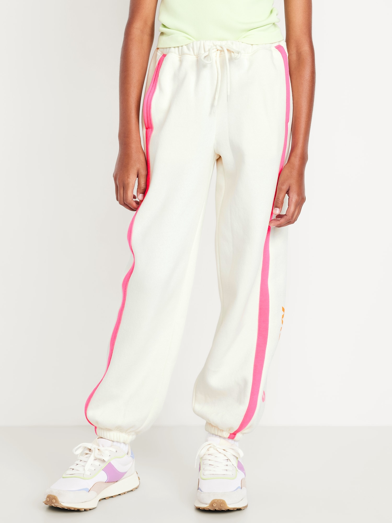 High-Waisted Baggy Jogger Sweatpants for Girls