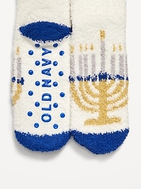 L'image numéro 2 présente Chaussettes douillettes à motif des Fêtes unisexe pour enfant