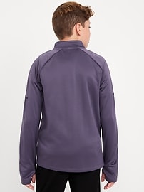 Image number 2 showing, Go-Dry Quarter-Zip Soccer Pullover for Boys