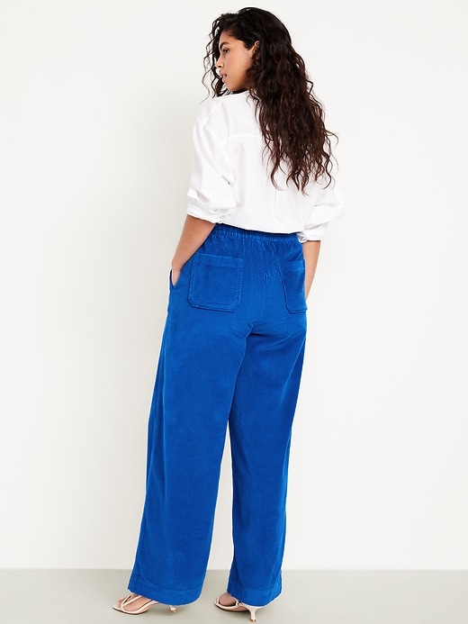 Image number 6 showing, High-Waisted Pull-On Corduroy Pants
