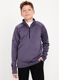 Image number 3 showing, Go-Dry Quarter-Zip Soccer Pullover for Boys