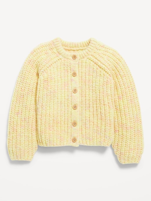L'image numéro 1 présente Cardigan en tricot côtelé pour toute-petite fille