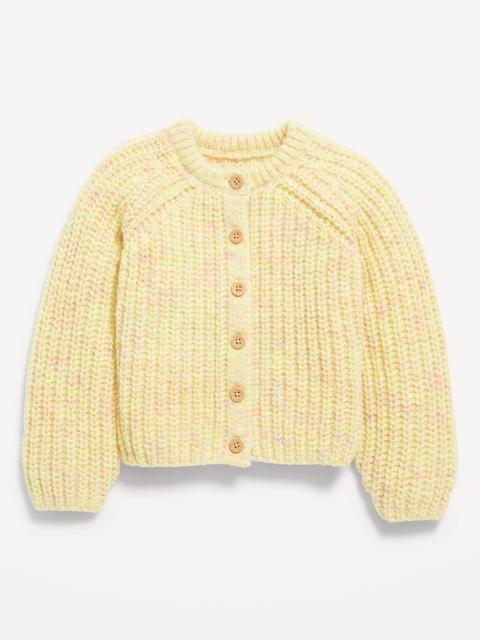 Cardigan en tricot côtelé pour toute-petite fille