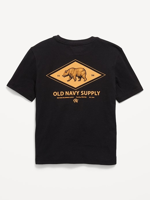 L'image numéro 2 présente T-shirt à manches courtes à logo pour garçon