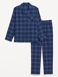 L'image numéro 2 présente Pyjama en flanelle à carreaux pour homme