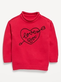 L'image numéro 2 présente Chandail surdimensionné à imprimé brodé pour toute-petite