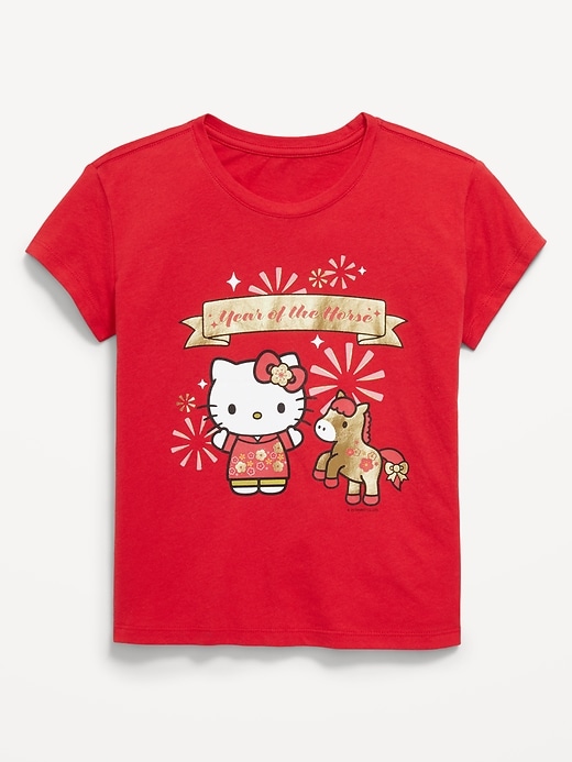 Image number 1 showing, Hello Kitty® Graphic T-Shirt for Girls