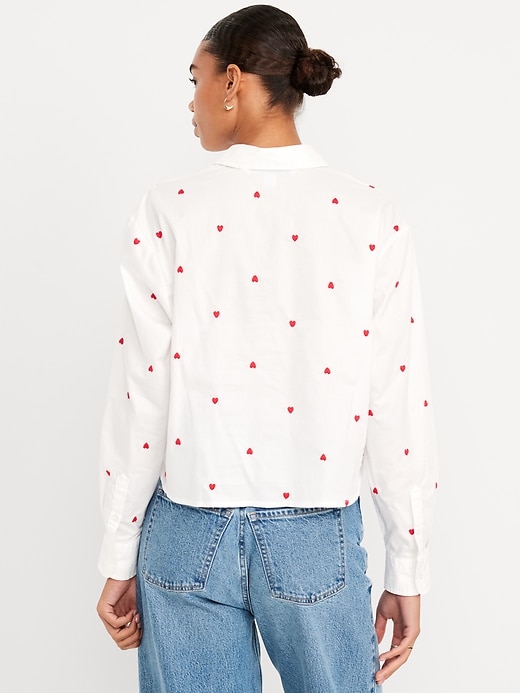 Image number 2 showing, Cropped Button-Down Shirt