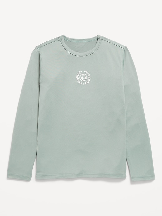 L'image numéro 1 présente T-shirt à imprimé Performance NuageSport pour garçon