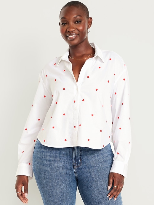Image number 5 showing, Cropped Button-Down Shirt