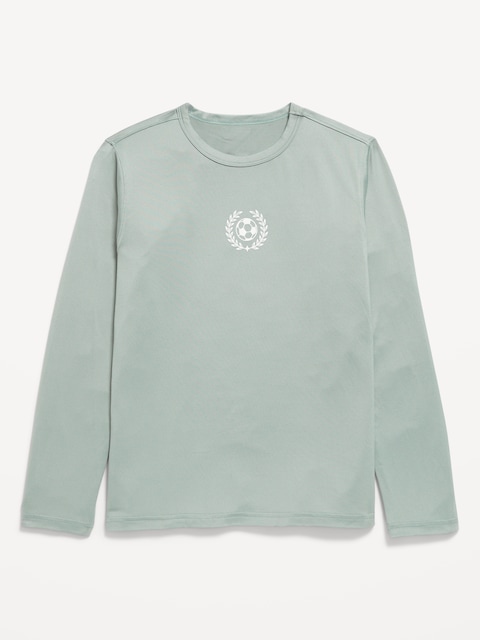 T-shirt à imprimé Performance NuageSport pour garçon - Saison Pluvieuse