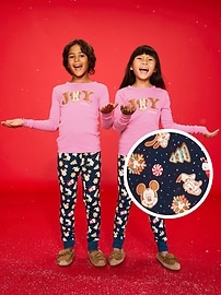 Image number 1 showing, Old Navy x Disney Gender-Neutral Snug-Fit Graphic Pajama Set for Kids