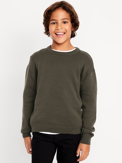 Image number 1 showing, Crew-Neck Sweater for Boys
