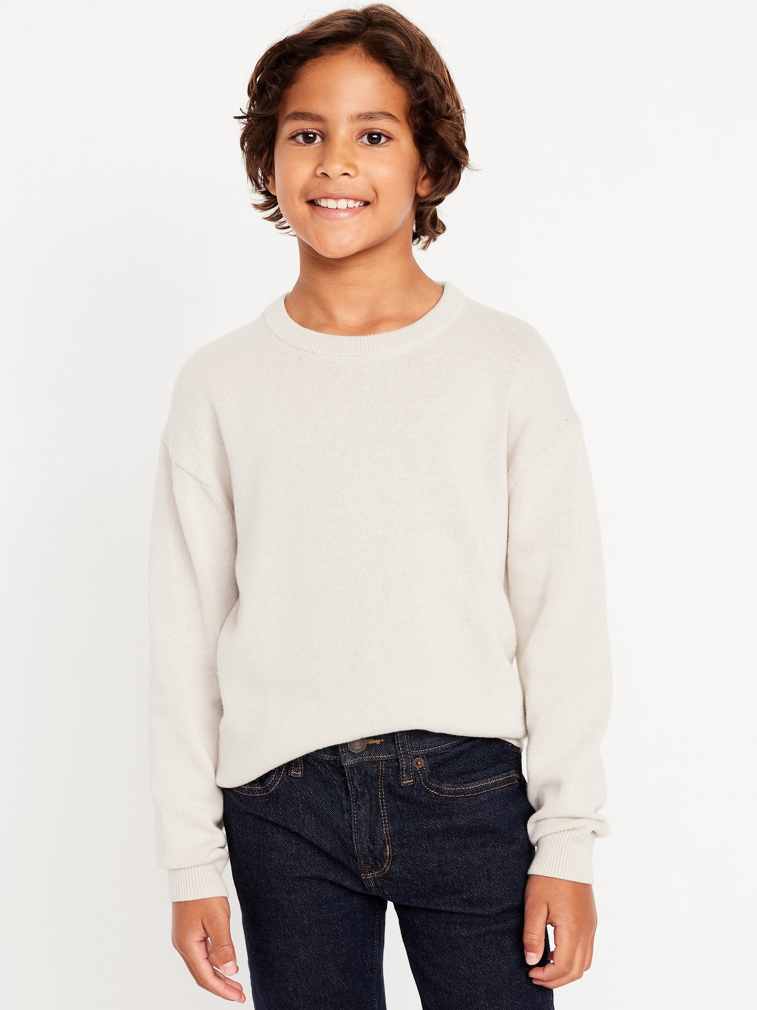 Crew-Neck Sweater for Boys