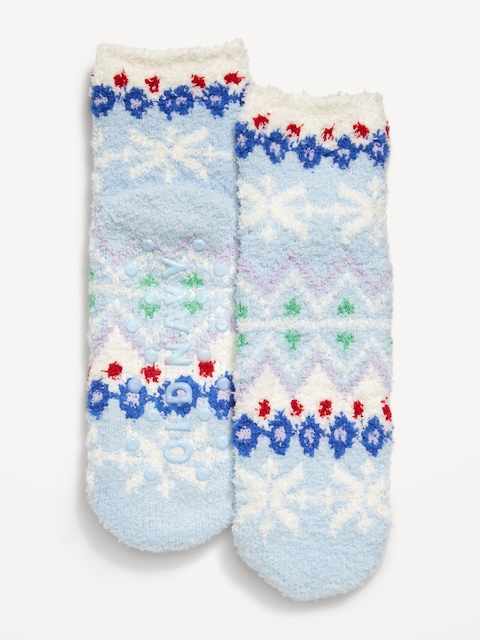 Gender-Neutral Cozy Socks for Kids - Multi Fair Isle