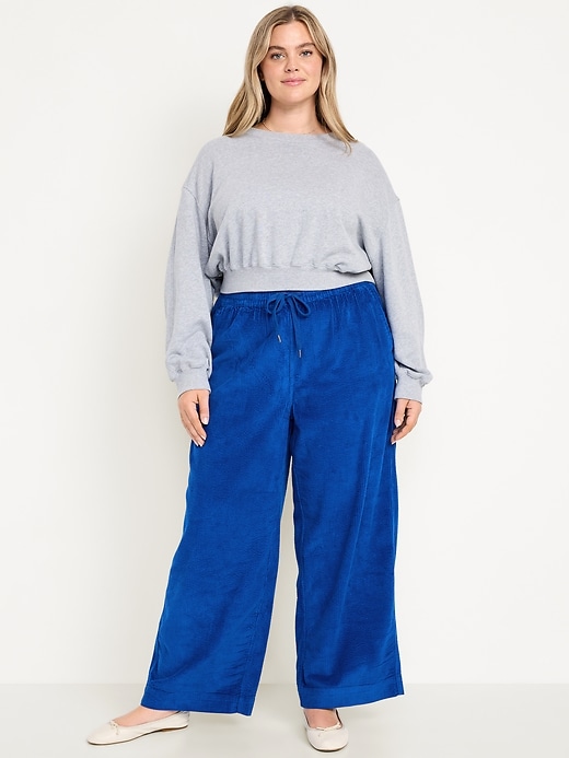 Image number 7 showing, High-Waisted Pull-On Corduroy Pants