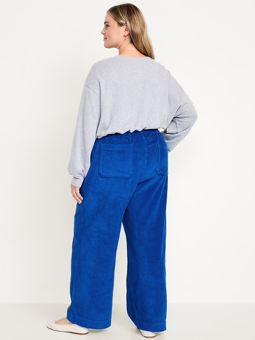 Image number 8 showing, High-Waisted Pull-On Corduroy Pants