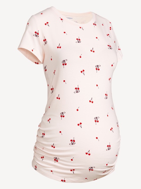 Maternity Crew Neck T-Shirt