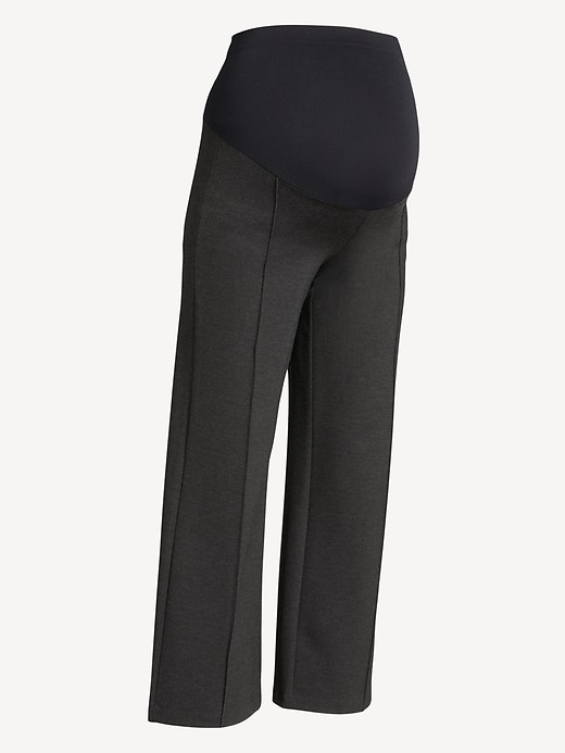 Image number 4 showing, Maternity Full-Panel Stevie Straight Pants