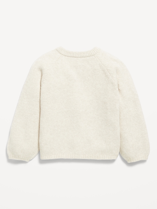 Image number 3 showing, SoSoft Graphic Cardigan Sweater for Toddler Girls