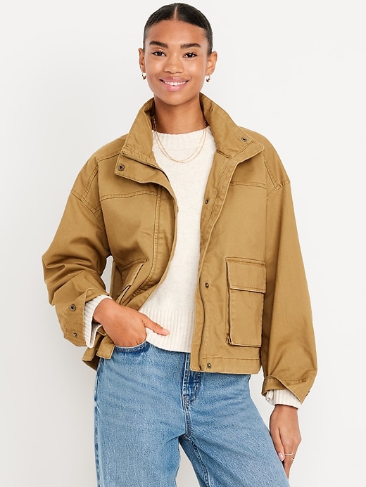 L'image numéro 1 présente Blouson aviateur utilitaire