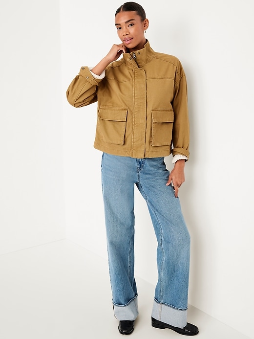 L'image numéro 3 présente Blouson aviateur utilitaire