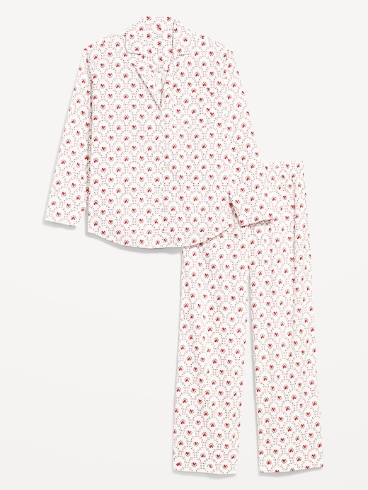 Image number 4 showing, Poplin Pajama Pant Set