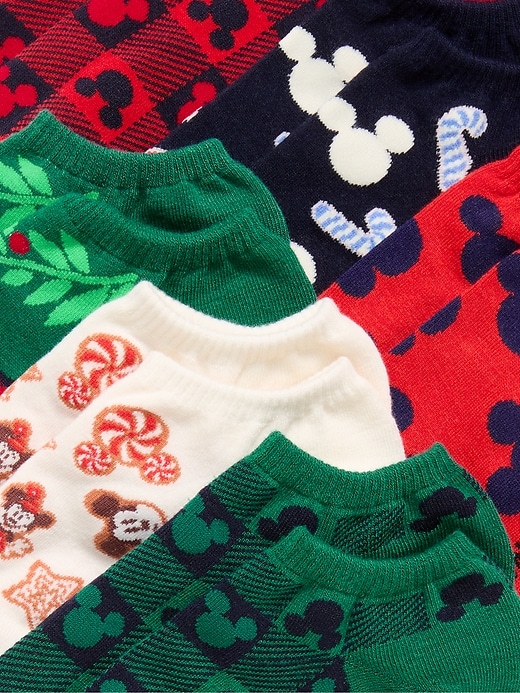 Image number 2 showing, Disney© 6-Pack Novelty Ankle Socks for Women