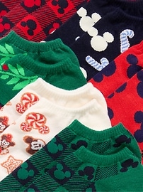 Image number 2 showing, Disney© 6-Pack Novelty Ankle Socks for Women